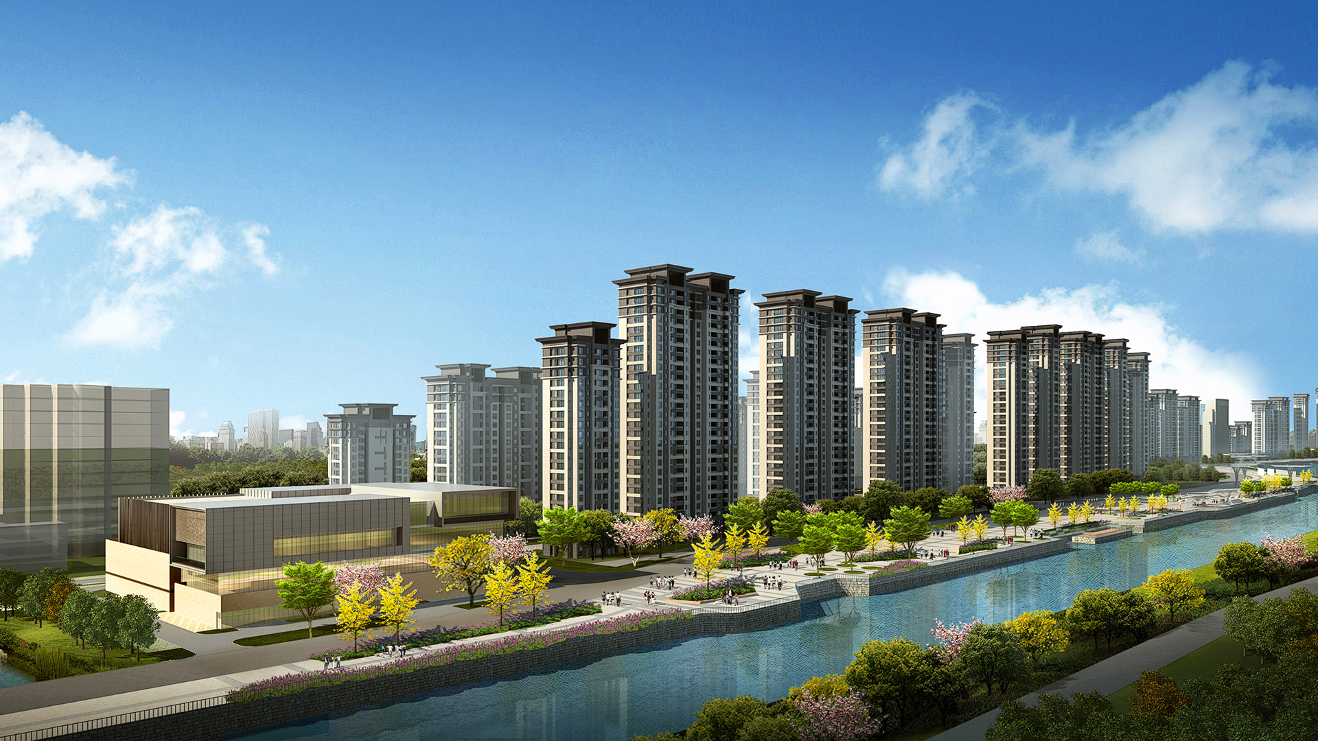 浙江頔塘南岸未來社區(qū)